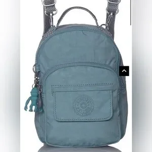 Kipling Aqua Mini Backpack 3 in 1 Convertible Kipling womens Alber 3-In-1 Convertible Mini Backpack, Aqua  main image 4
